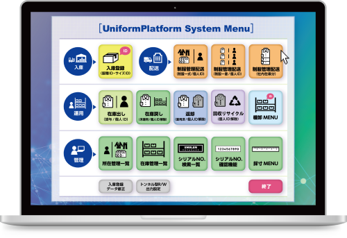 UniformPlatformメニュー